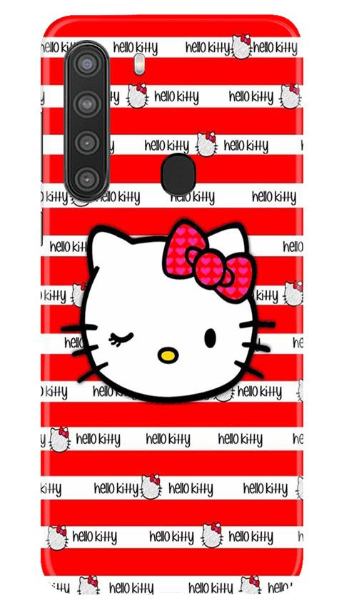 Hello Kitty Mobile Back Case for Samsung Galaxy A21 (Design - 364)