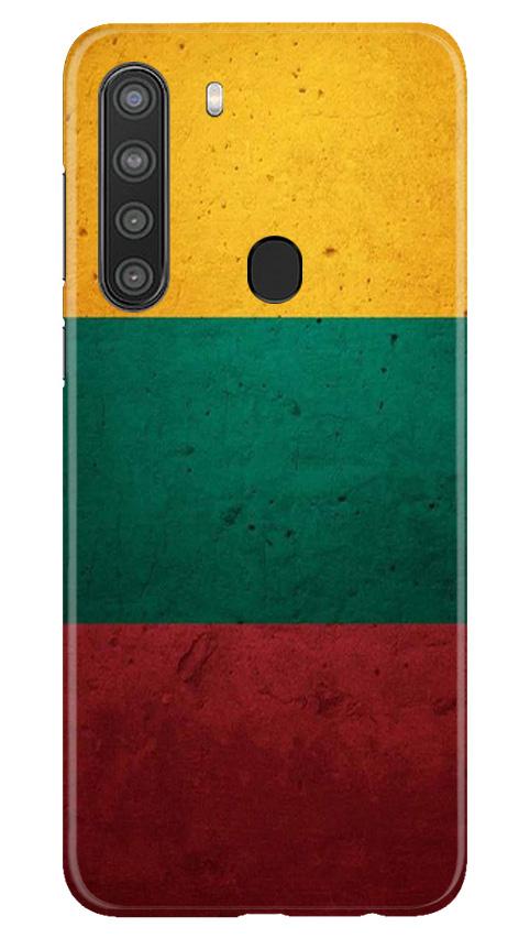 Color Pattern Mobile Back Case for Samsung Galaxy A21 (Design - 374)