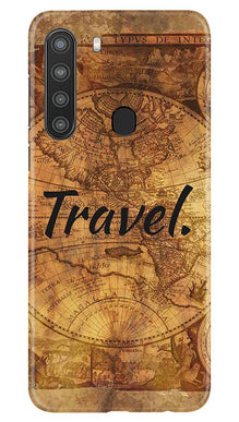 Travel Mobile Back Case for Samsung Galaxy A21 (Design - 375)
