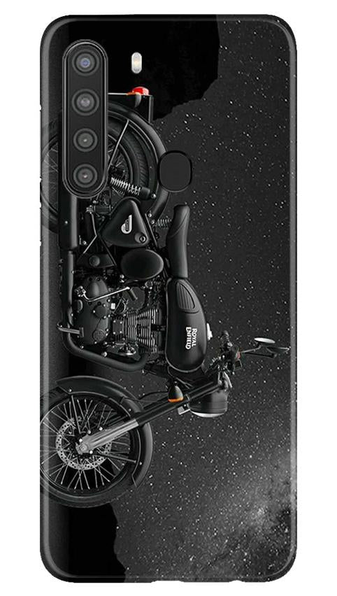 Royal Enfield Mobile Back Case for Samsung Galaxy A21 (Design - 381)