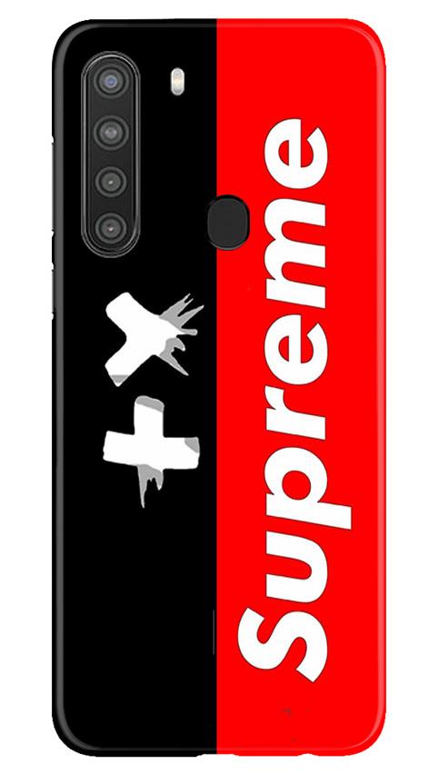 Supreme Mobile Back Case for Samsung Galaxy A21 (Design - 389)