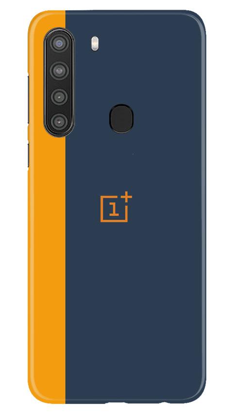 Oneplus Logo Mobile Back Case for Samsung Galaxy A21 (Design - 395)