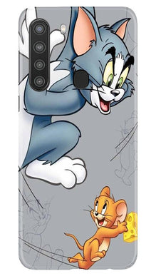 Tom n Jerry Mobile Back Case for Samsung Galaxy A21 (Design - 399)