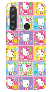 Kitty Mobile Back Case for Samsung Galaxy A21 (Design - 400)