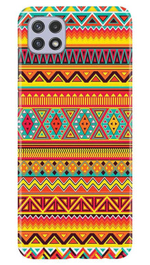 Zigzag line pattern Mobile Back Case for Samsung Galaxy A22 (Design - 4)