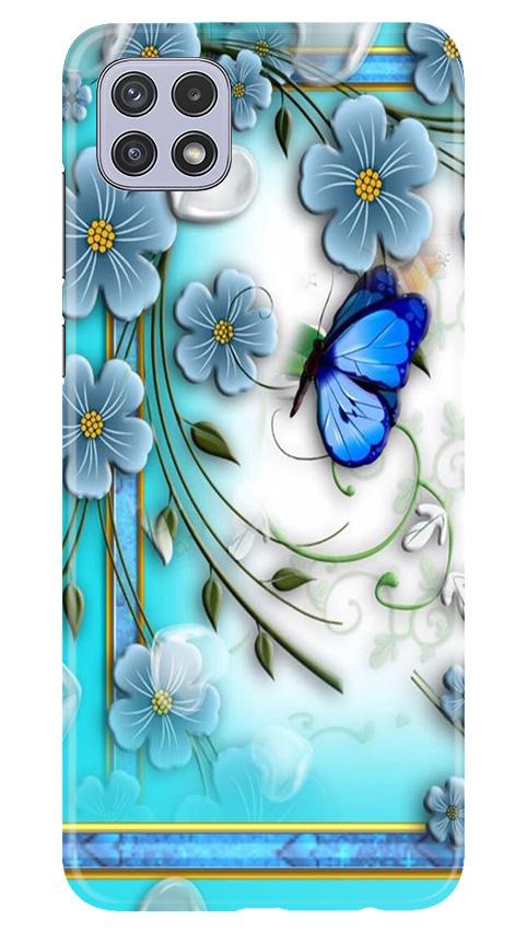 Blue Butterfly Case for Samsung Galaxy A22