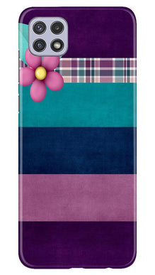 Purple Blue Mobile Back Case for Samsung Galaxy A22 (Design - 37)