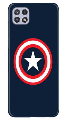 Captain America Mobile Back Case for Samsung Galaxy A22 (Design - 42)