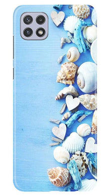 Sea Shells2 Mobile Back Case for Samsung Galaxy A22 (Design - 64)