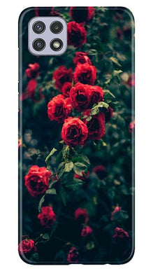 Red Rose Mobile Back Case for Samsung Galaxy A22 (Design - 66)