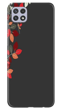 Grey Background Mobile Back Case for Samsung Galaxy A22 (Design - 71)