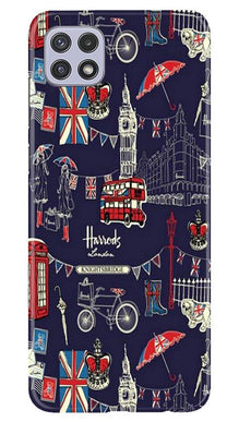 Love London Mobile Back Case for Samsung Galaxy A22 (Design - 75)
