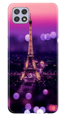 Eiffel Tower Mobile Back Case for Samsung Galaxy A22 (Design - 86)
