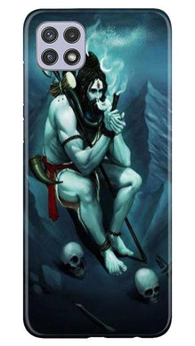 Lord Shiva Mahakal2 Mobile Back Case for Samsung Galaxy A22 (Design - 98)