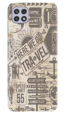 Travel Mobile Back Case for Samsung Galaxy A22  (Design - 104)