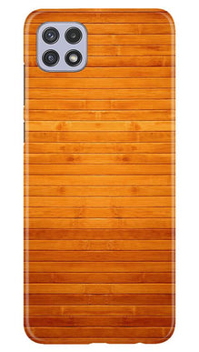 Wooden Look Mobile Back Case for Samsung Galaxy A22  (Design - 111)