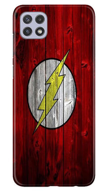 Flash Superhero Mobile Back Case for Samsung Galaxy A22  (Design - 116)