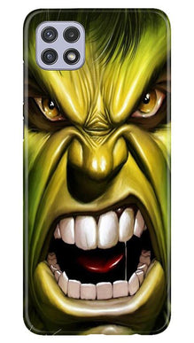 Hulk Superhero Mobile Back Case for Samsung Galaxy A22  (Design - 121)