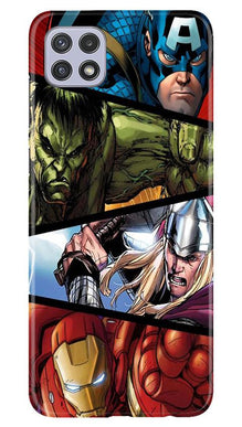 Avengers Superhero Mobile Back Case for Samsung Galaxy A22  (Design - 124)