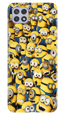Minions Mobile Back Case for Samsung Galaxy A22  (Design - 126)