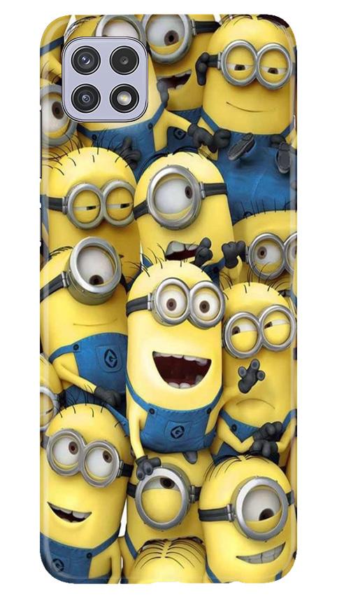 Minions Case for Samsung Galaxy A22  (Design - 127)