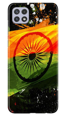 Indian Flag Mobile Back Case for Samsung Galaxy A22  (Design - 137)