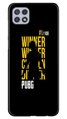 Pubg Winner Winner Mobile Back Case for Samsung Galaxy A22  (Design - 177)
