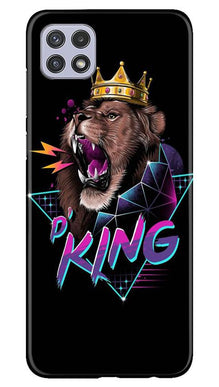 Lion King Mobile Back Case for Samsung Galaxy A22 (Design - 219)