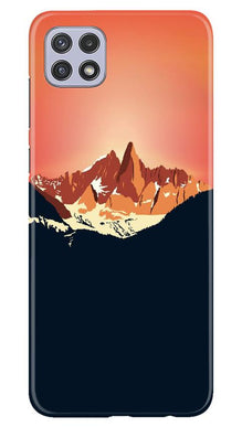 Mountains Mobile Back Case for Samsung Galaxy A22 (Design - 227)