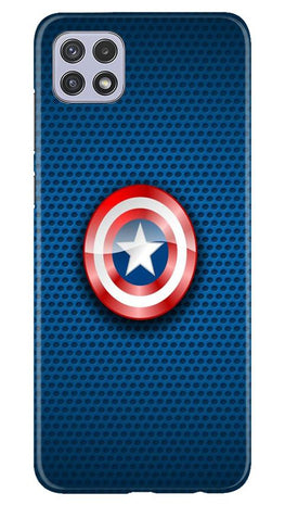 Captain America Shield Case for Samsung Galaxy A22 (Design No. 253)