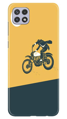Bike Lovers Mobile Back Case for Samsung Galaxy A22 (Design - 256)