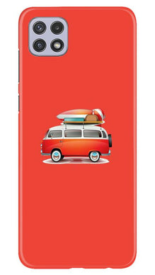 Travel Bus Mobile Back Case for Samsung Galaxy A22 (Design - 258)