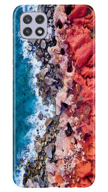 Sea Shore Mobile Back Case for Samsung Galaxy A22 (Design - 273)