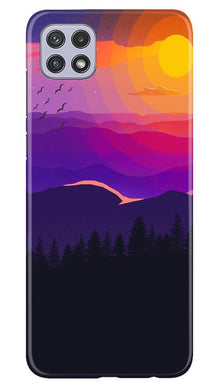 Sun Set Mobile Back Case for Samsung Galaxy A22 (Design - 279)