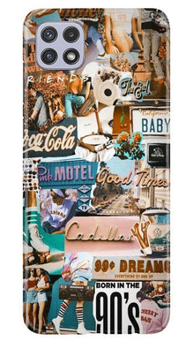 Vintage Design Mobile Back Case for Samsung Galaxy A22 (Design - 284)