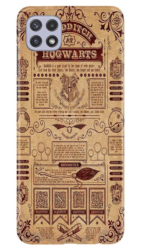 Hogwarts Mobile Back Case for Samsung Galaxy A22 (Design - 304)
