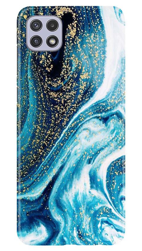 Marble Texture Mobile Back Case for Samsung Galaxy A22 (Design - 308)