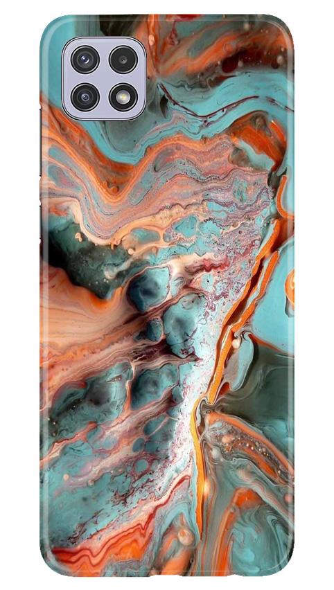 Marble Texture Mobile Back Case for Samsung Galaxy A22 (Design - 309)