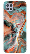 Marble Texture Mobile Back Case for Samsung Galaxy A22 (Design - 309)