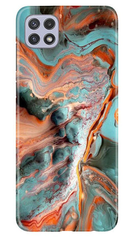 Marble Texture Mobile Back Case for Samsung Galaxy A22 (Design - 309)