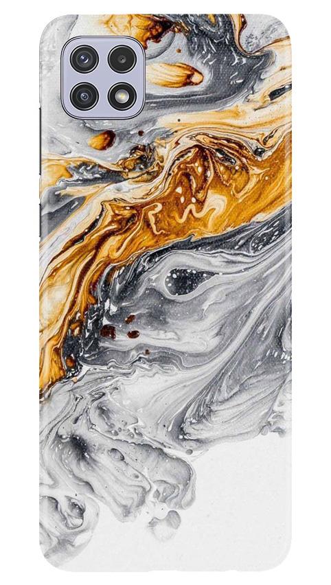 Marble Texture Mobile Back Case for Samsung Galaxy A22 (Design - 310)