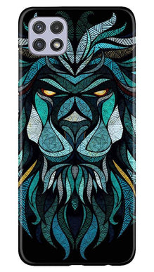 Lion Mobile Back Case for Samsung Galaxy A22 (Design - 314)