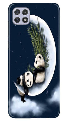 Panda Moon Mobile Back Case for Samsung Galaxy A22 (Design - 318)