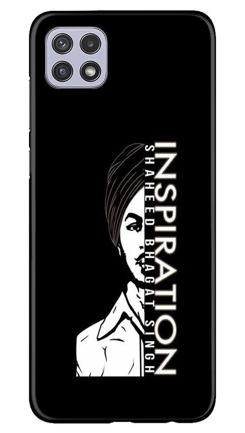 Bhagat Singh Mobile Back Case for Samsung Galaxy A22 (Design - 329)