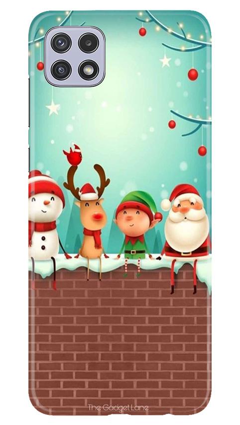 Santa Claus Mobile Back Case for Samsung Galaxy A22 (Design - 334)