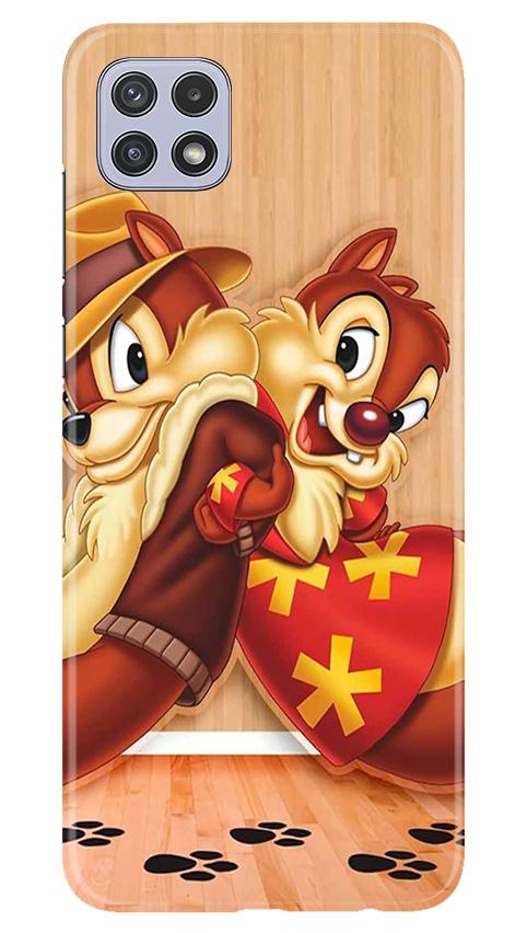 Chip n Dale Mobile Back Case for Samsung Galaxy A22 (Design - 335)