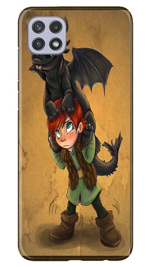 Dragon Mobile Back Case for Samsung Galaxy A22 (Design - 336)