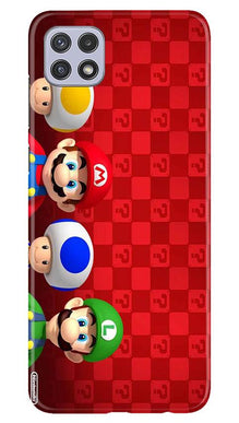 Mario Mobile Back Case for Samsung Galaxy A22 (Design - 337)