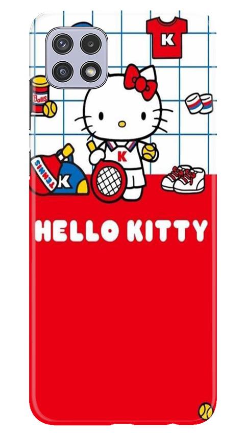 Hello Kitty Mobile Back Case for Samsung Galaxy A22 (Design - 363)
