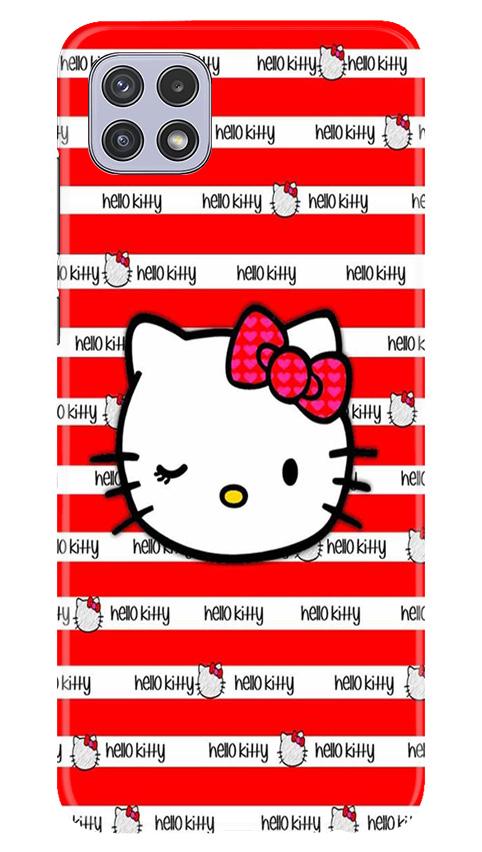 Hello Kitty Mobile Back Case for Samsung Galaxy A22 (Design - 364)